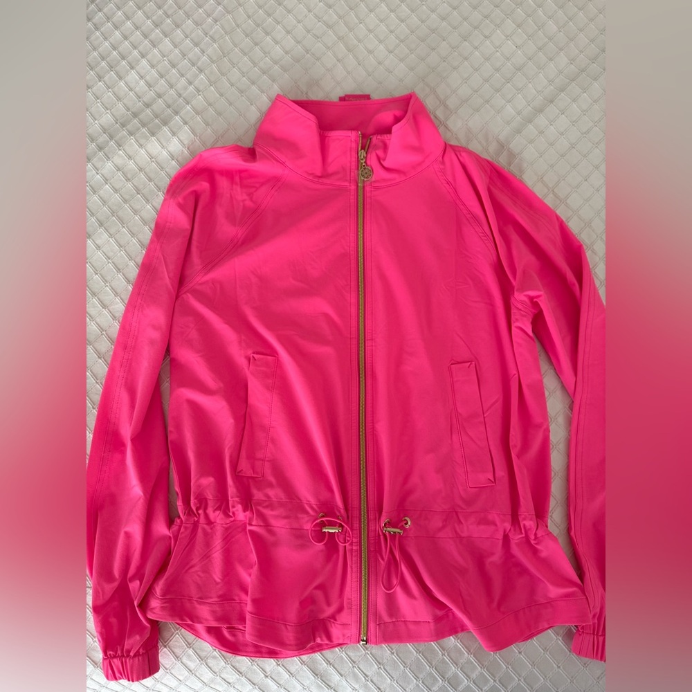 Vibrant Pink Zip-Up Jacket